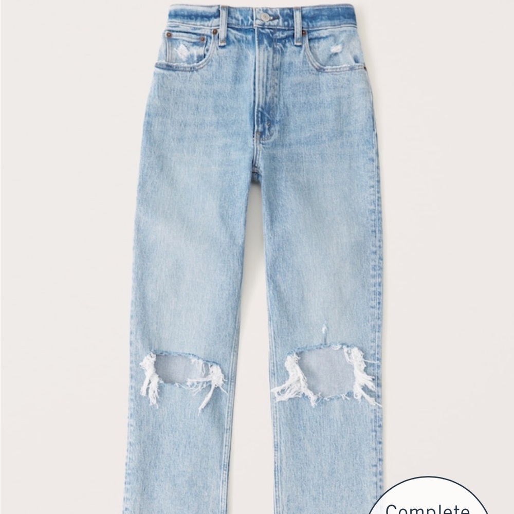 A&F 90s straight Ultra High Rise | size 30Long